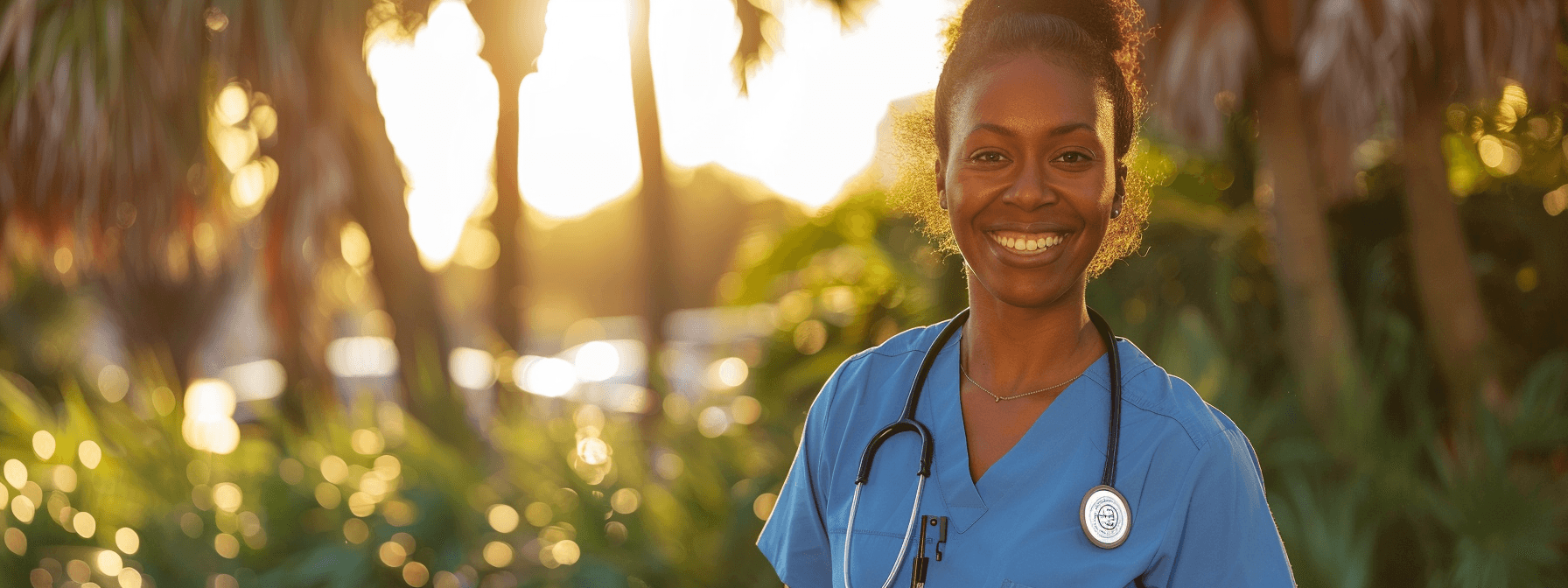 Nursing professional on the Treasure Coast